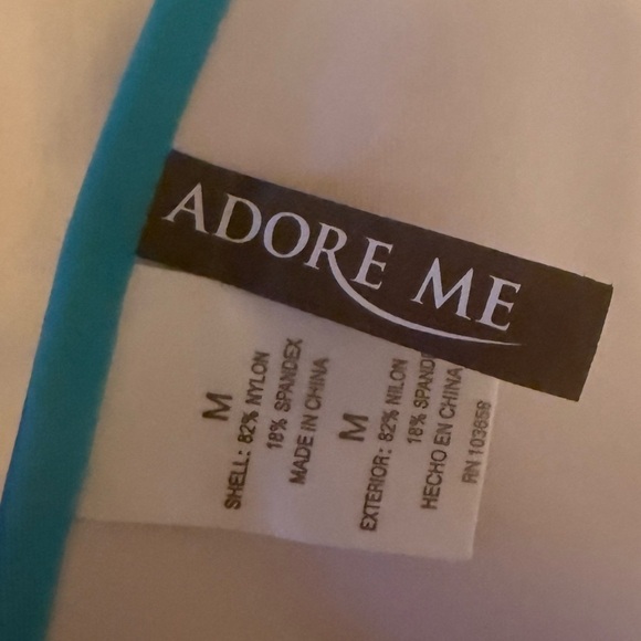 Adore Me Blue Halter Bikini top - Picture 3 of 4